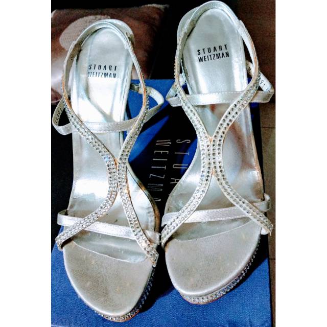 Stuart Weitzman Strappy High Heels Size 38 1/2