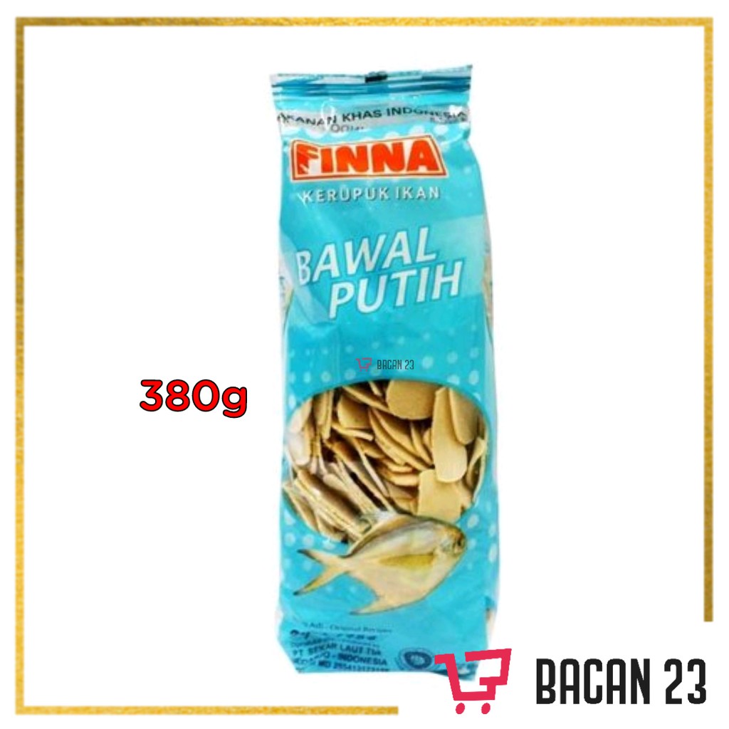 

Finna Kerupuk Ikan Bawal Putih (380gr) / Krupuk Finna / Bacan 23 - Bacan23