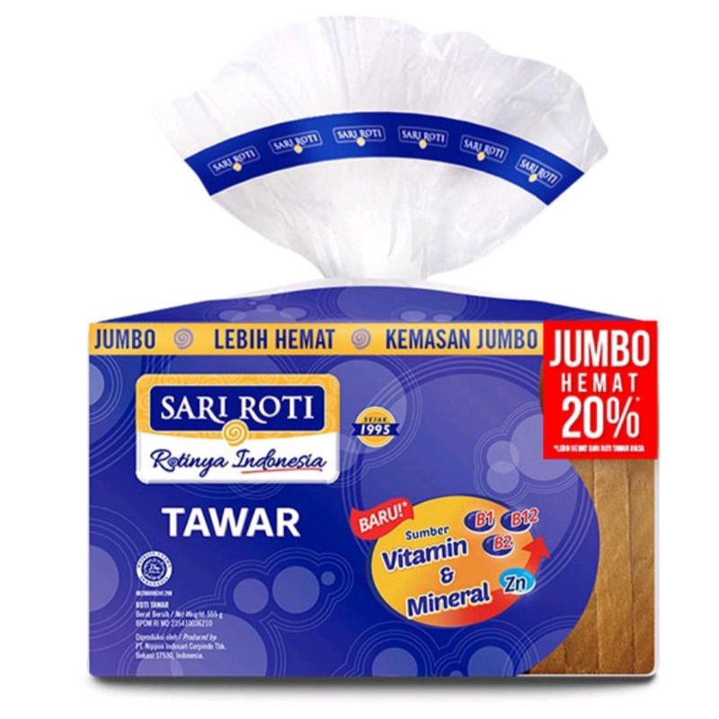 

SARI ROTI TAWAR JUMBO LEBIH HEMAT