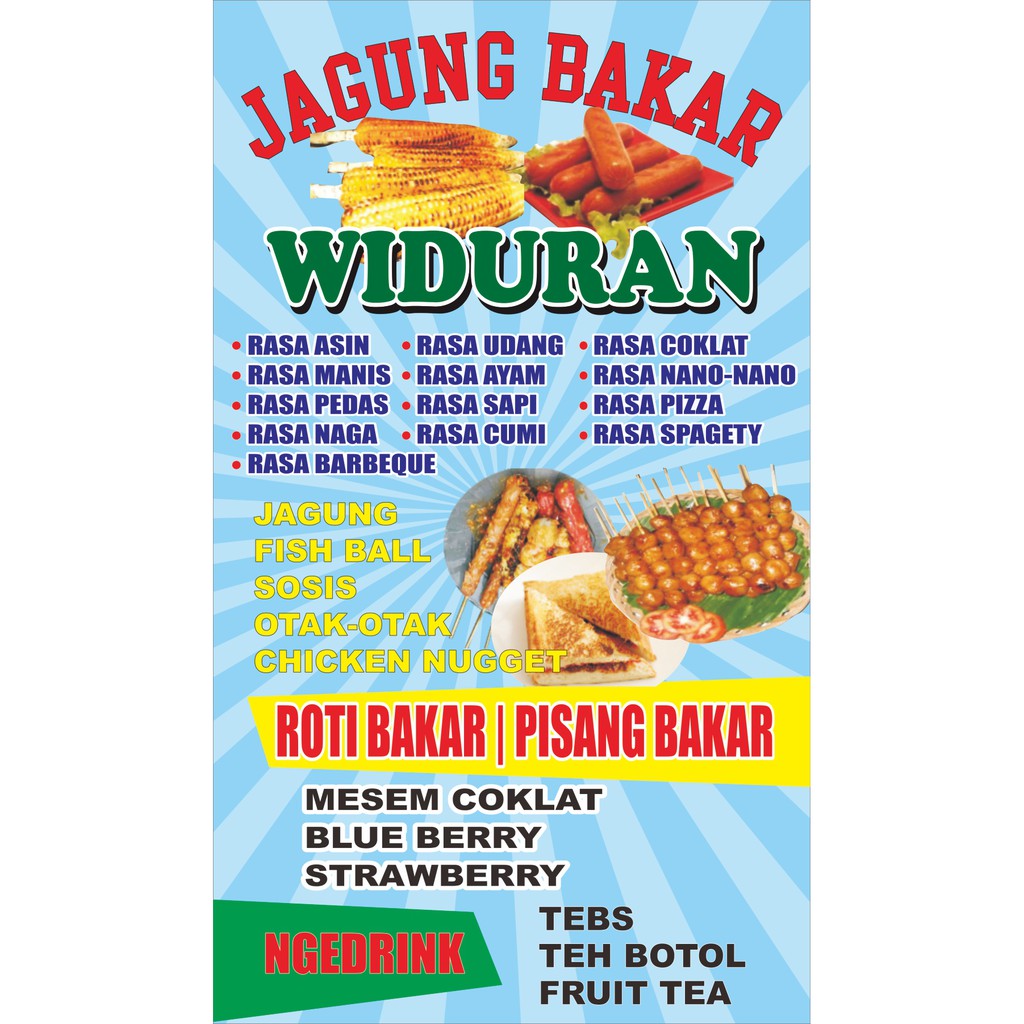 Banner Roti Bakar Cdr Desain Spanduk Kreatif 6782