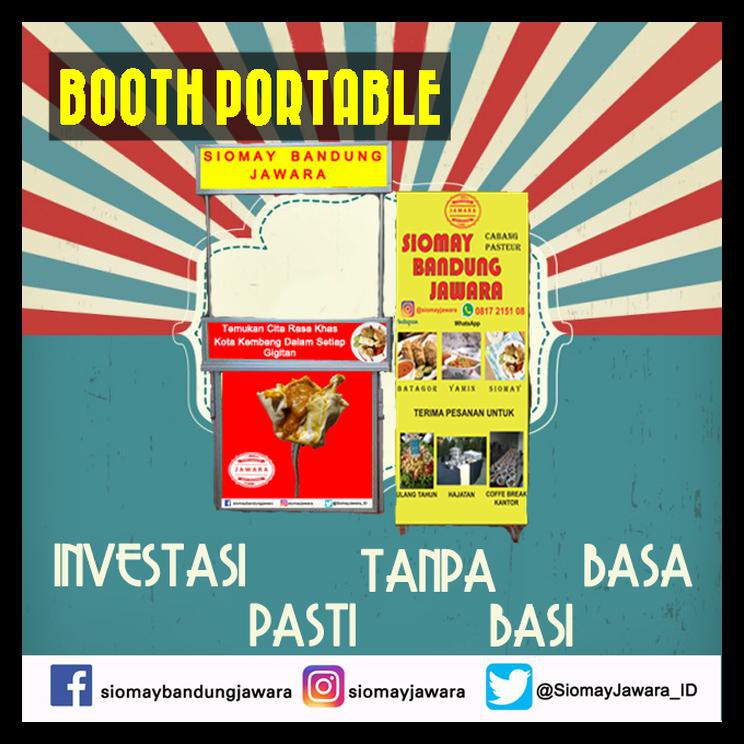 

Siomay Bandung Jawara Booth Portable Jawara Terpercaya