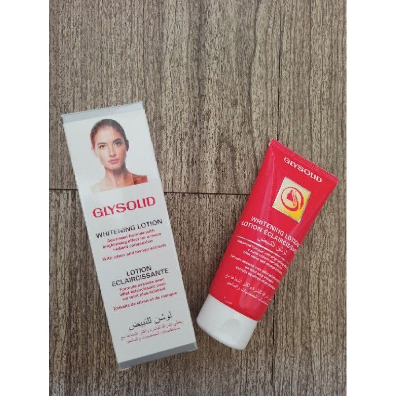 Glysolid Whitening Cream and body lotion 100 ml untuk mencerahkan kulit wajah original