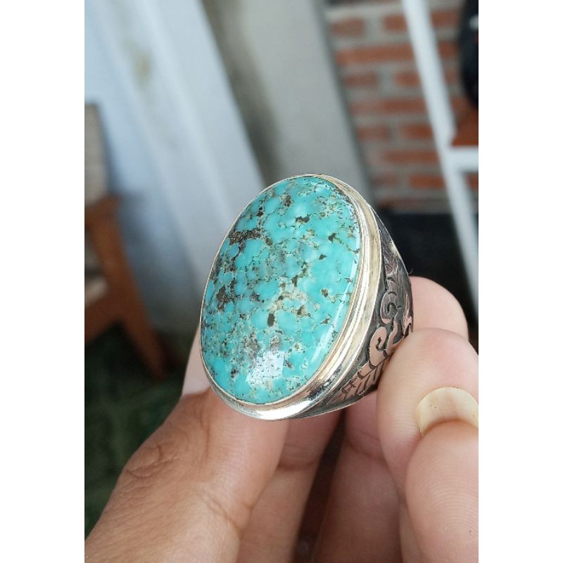 Natural Turquoise pirus Hubei Xinjiang Lawasan BUKAN persi persia mesir