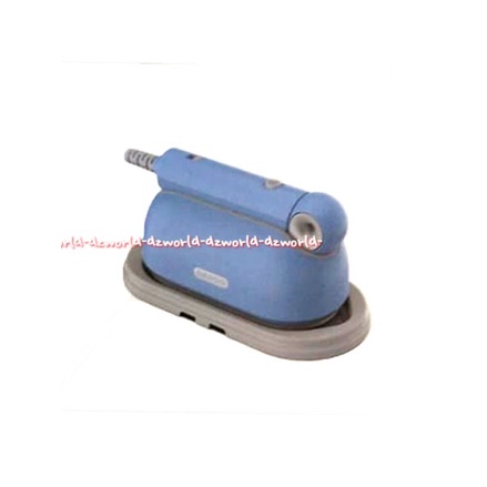 Memoo Collapsible Handheld Steam Iron Setrika Uap Minimalis Praktis Travelling Memo Steamer Strika Blue Biru Memo