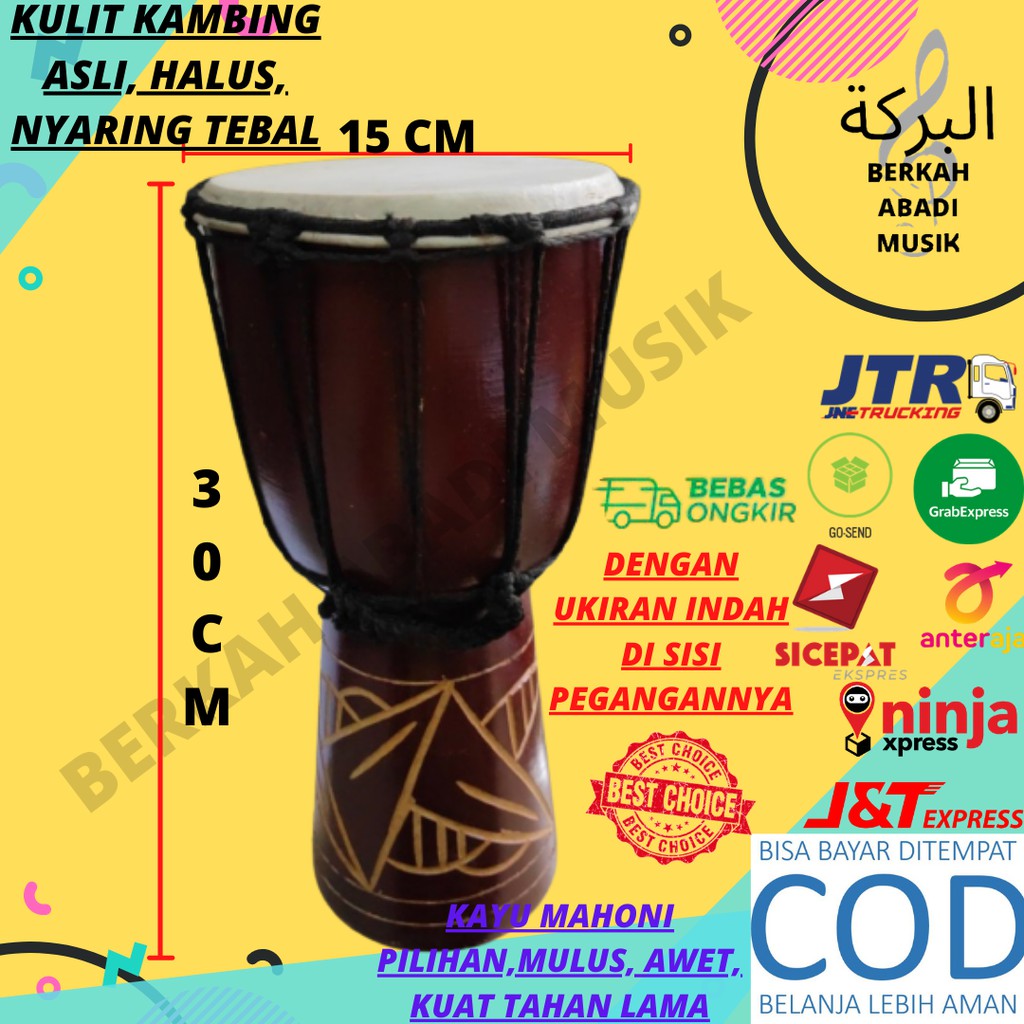 JIMBE 30CM JIMBE SEDANG JIMBE ALAT MUSIK 30 CM JIMBE 30 CM Jimbe ukuran 30CM Jimbe ukuran 30 CM gend
