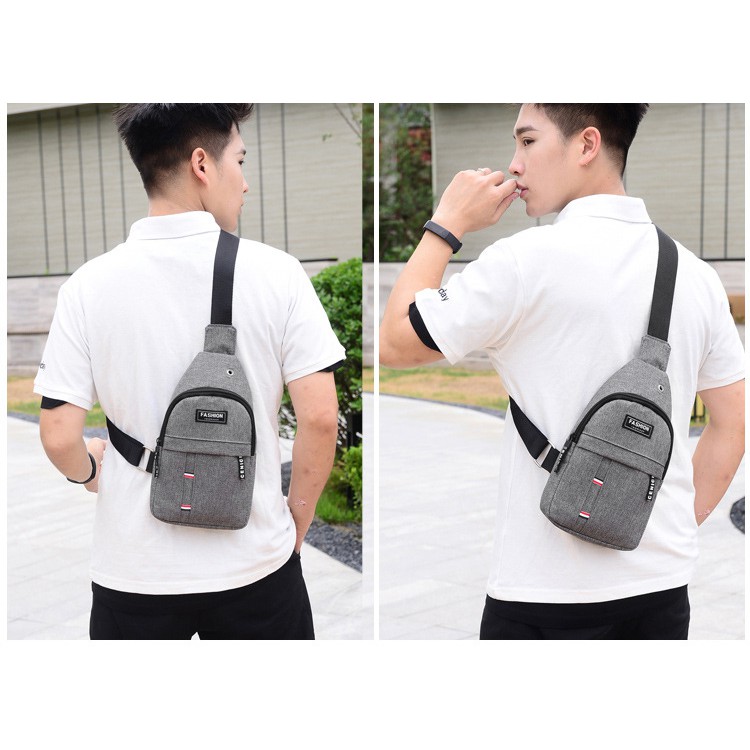 Tas Slempang Tas Waist Bag Pria Sporty Premium Tas Selempang Dada Pria Sling Bag Import Tas Punggung