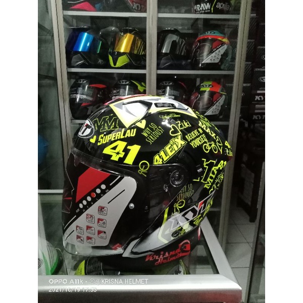 Helm Half Face KYT NFJ ESPARGARO REPLICA 2020