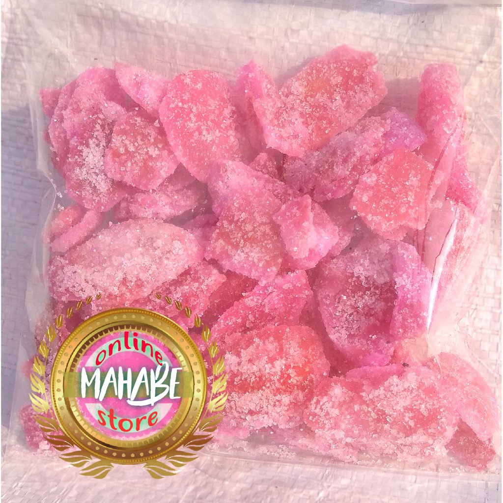 

Manisan Pala Kering 200gram merah putih hijau berkualitas