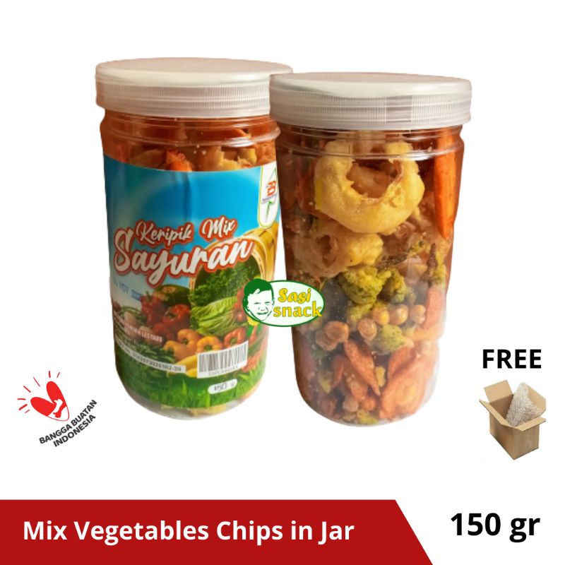 Keripik Mix Buah dan Mix Sayur Kualitas Super 80 gr