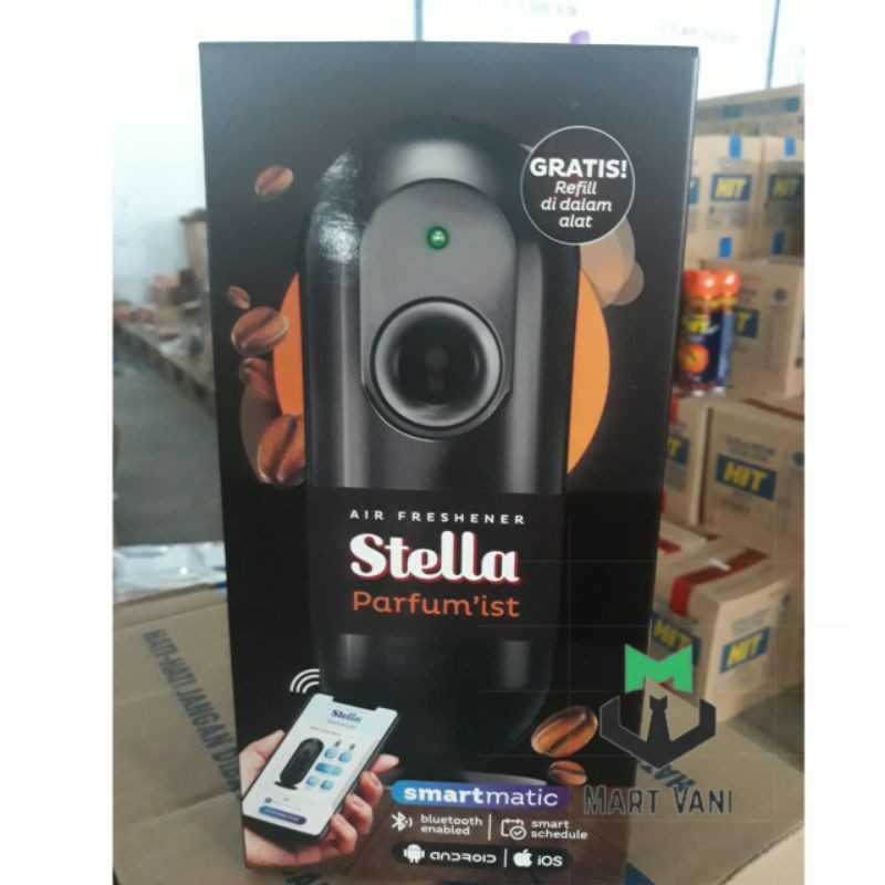 STELLA SMART MATIC ALAT PARFUMIST HITAM