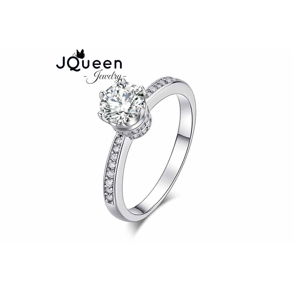 Cincin Fashion Wanita Perak Lapis Rhodium Solid Sterling Cincin Fashion Wanita Perak Lapis Rhodium Solid Sterling