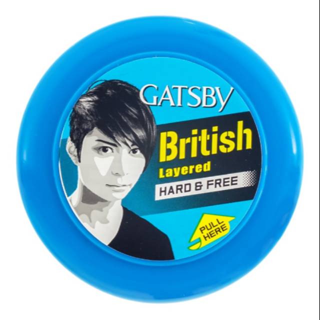 Gatsby British Layered Hard & Free / Styling Wax British Layered / Styling Gatsby Wax / Gatsby