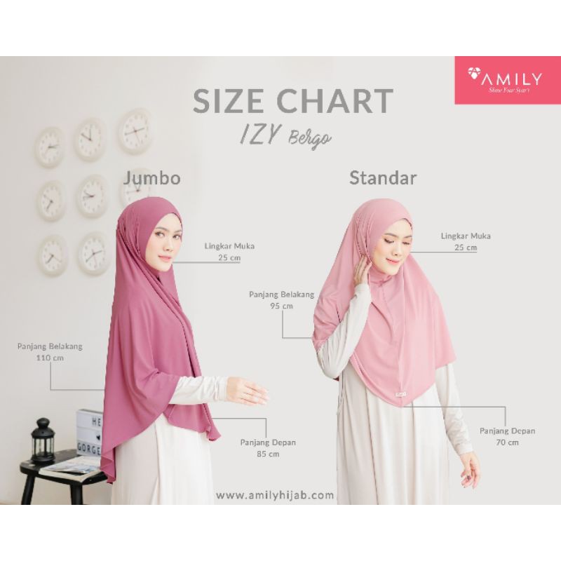 IZY BERGO Mom and Kids by AMILY HIJAB