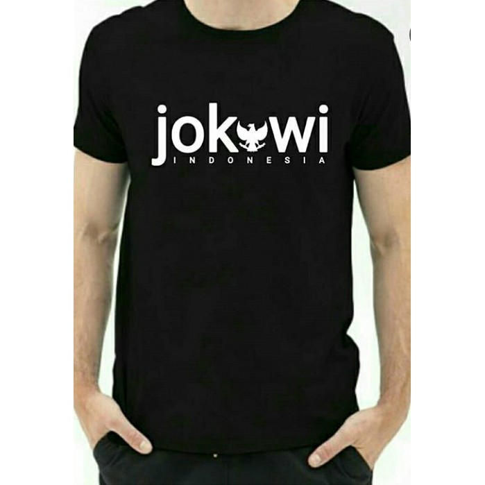 KAOS COMBED 30S BAJU TSHIRT JOKOWI INDONESIA LOGO GARUDA