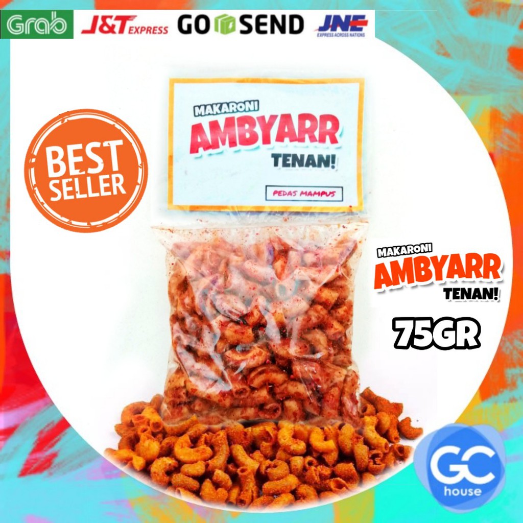 MAKARONI PEDAS Ambyarr Tenan Macaroni ASLI Snack Cemilan 