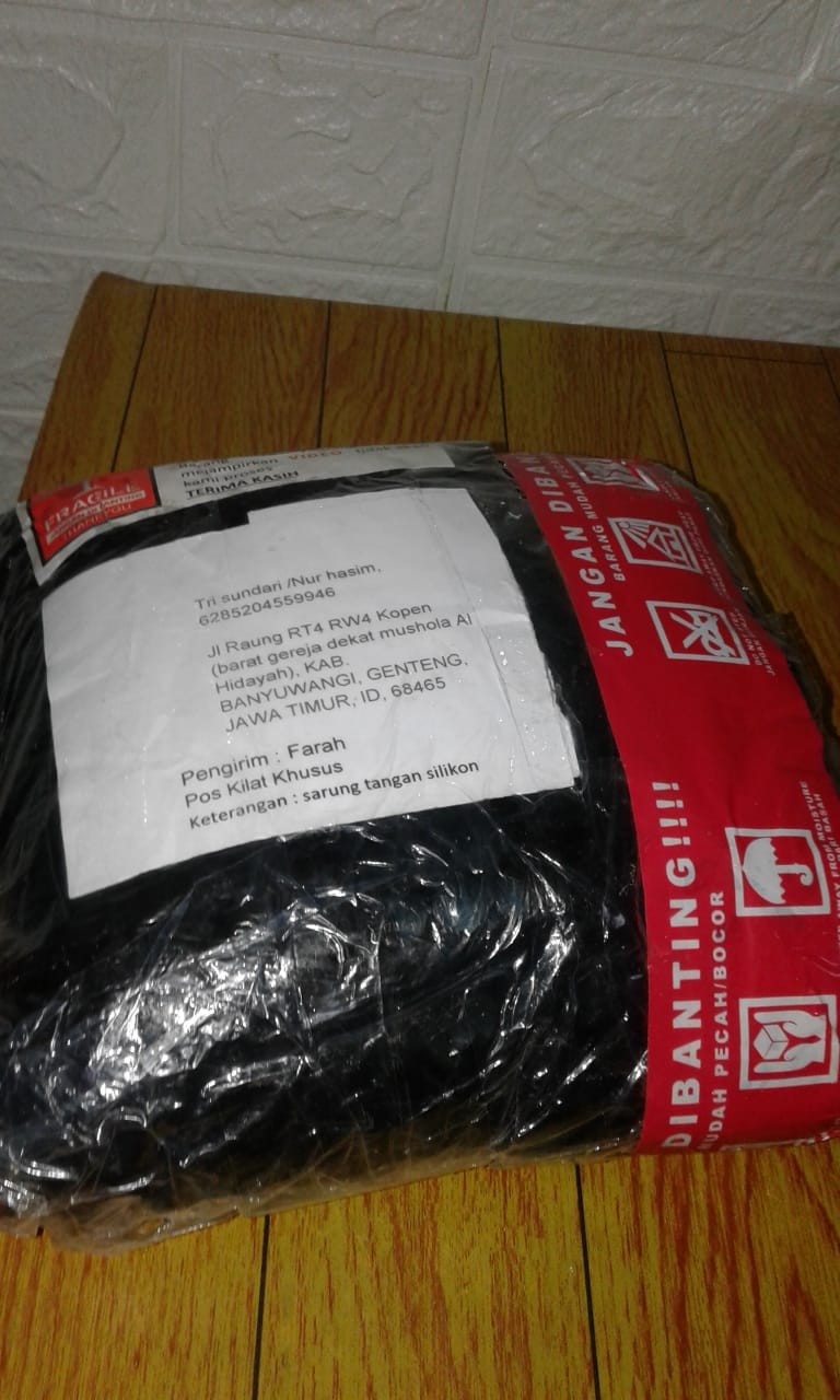 Wos Srt 1711 Sarung Tangan Silikon Oven Tahan Panas 1pasang / Sarung Tangan Anti Panas