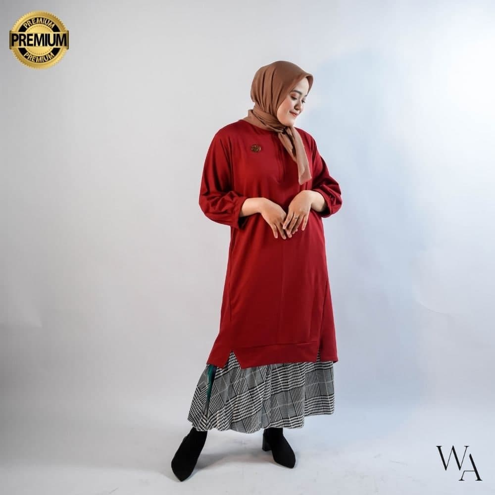 [PROMO] TUNIK ELMIRA BY WEARMOURA TUNIK CANTIK FASHION WANITA FASHION MUSLIM