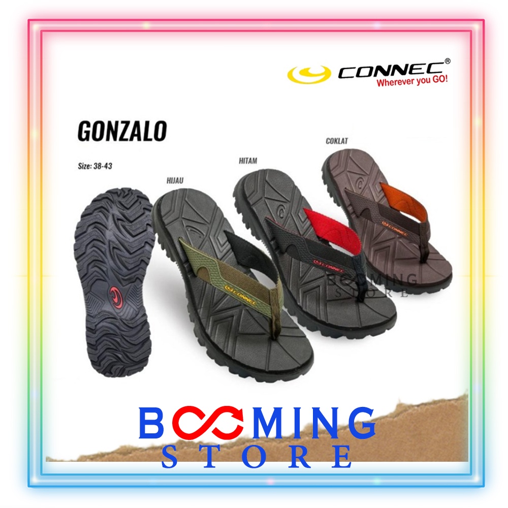 Sandal Pria Kekinian Original Connec GONZALO