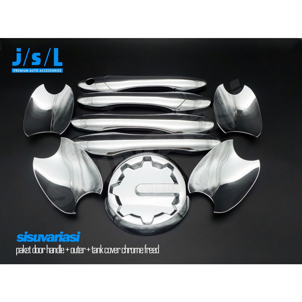 Ay00 Honda Freed Aksesoris JSL Paket Tank Cover Handle Outer Mangkok Pintu