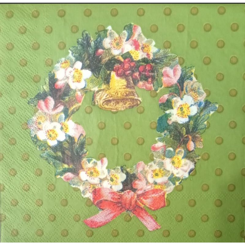 Napkin China Motif Natal N01