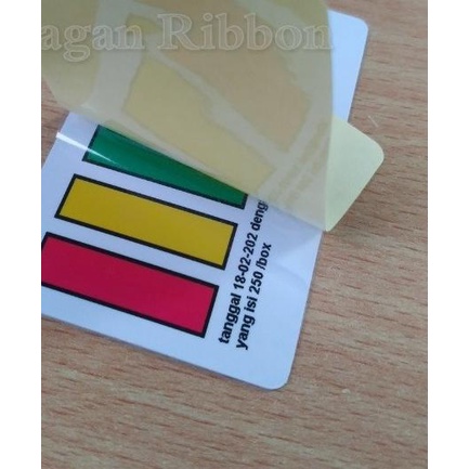 

▼ Stiker vinil Inkjet id card , ukuran sesuai dengan id card isi 100 pcs ✼
