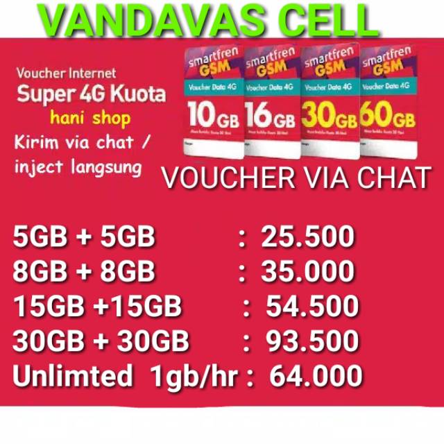 Voucher Isi Ulang Paket Data Smartfren Shopee Indonesia