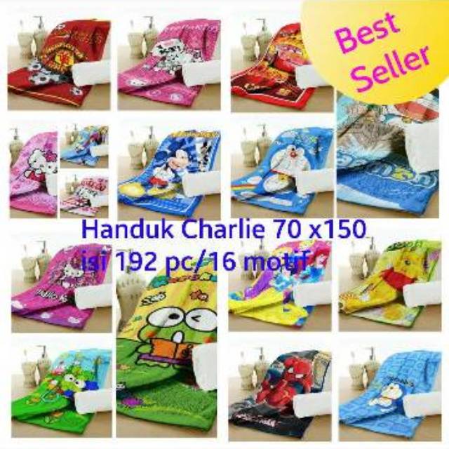 Handuk karakter halus dan lembut