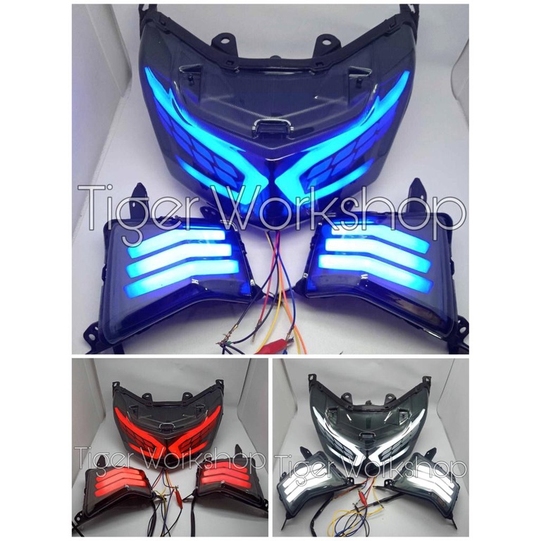 Sepaket Lampu Stop Nmax Old Model Lexus Plus Lampu Sen Depan Nmax 2015-2019