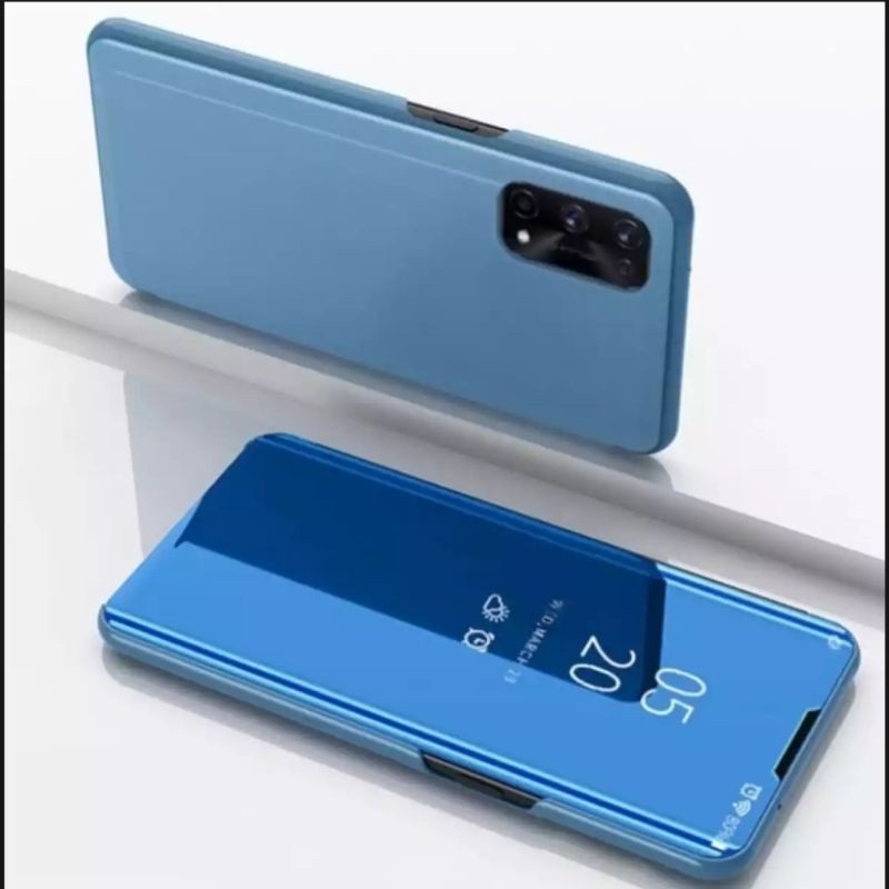 OPPO A95 A74 4G A74 5G A54 A16 A15 A15S CASE CLEAR VIEW HARDCASE CLEAR VIEW MIRROR HARD CASING COVER PELINDUNG BELAKANG