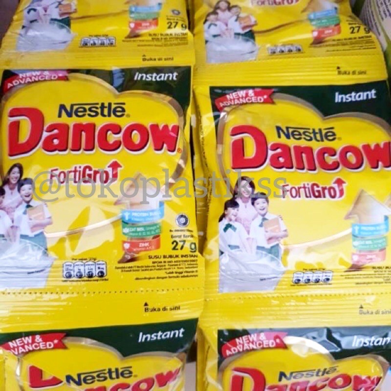 

susu dancow sachet instant vanila 27gr (1renceng)