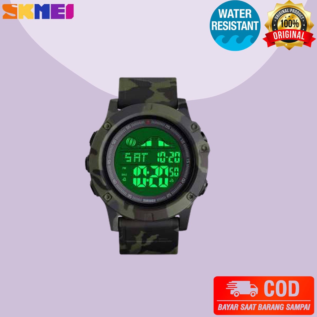 Jam Tangan Skmei Pria Jm Tangan Pria laki laki Cowo Cowok Digital Skimei Skemei Original Anti Air  T