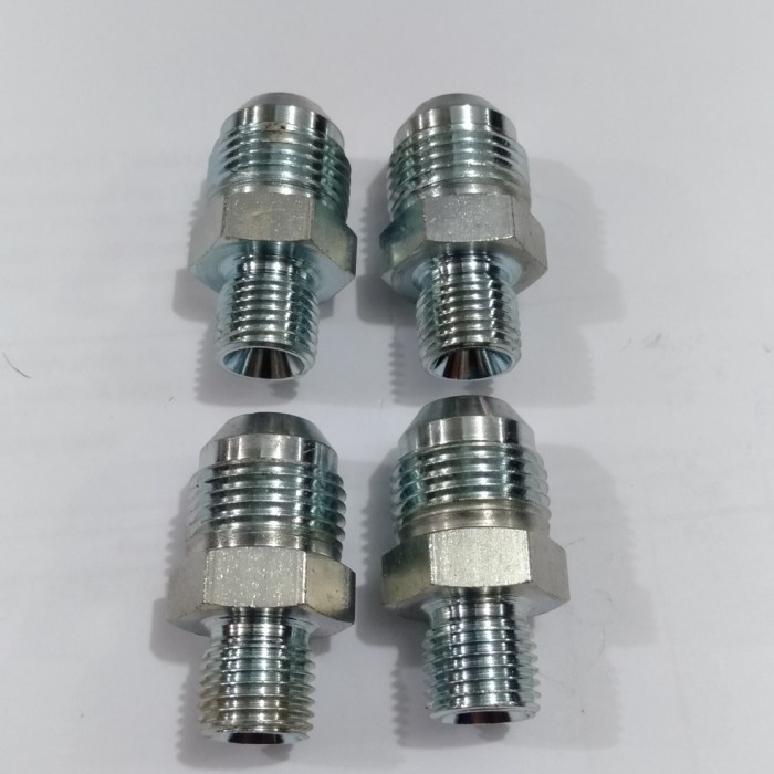 Adapter 1/4" BSPP Male Cone 60° X 1/2" JIC Male steel
