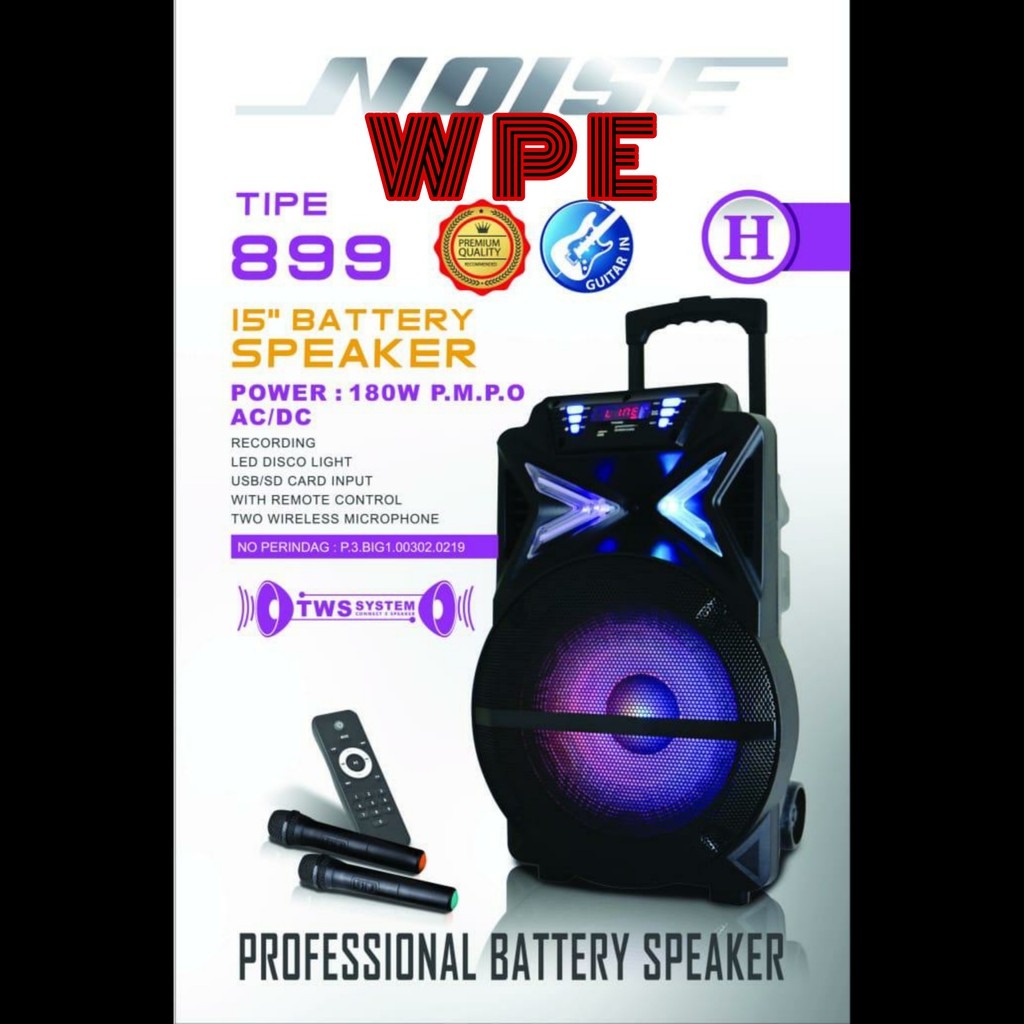 Speaker Portable Wireless Meeting Noise 899 H 899H Original 15 inch