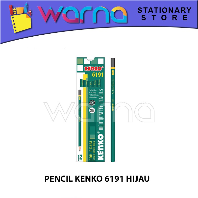 

PENCIL PENSIL 2B KENKO 6191 HIJAU