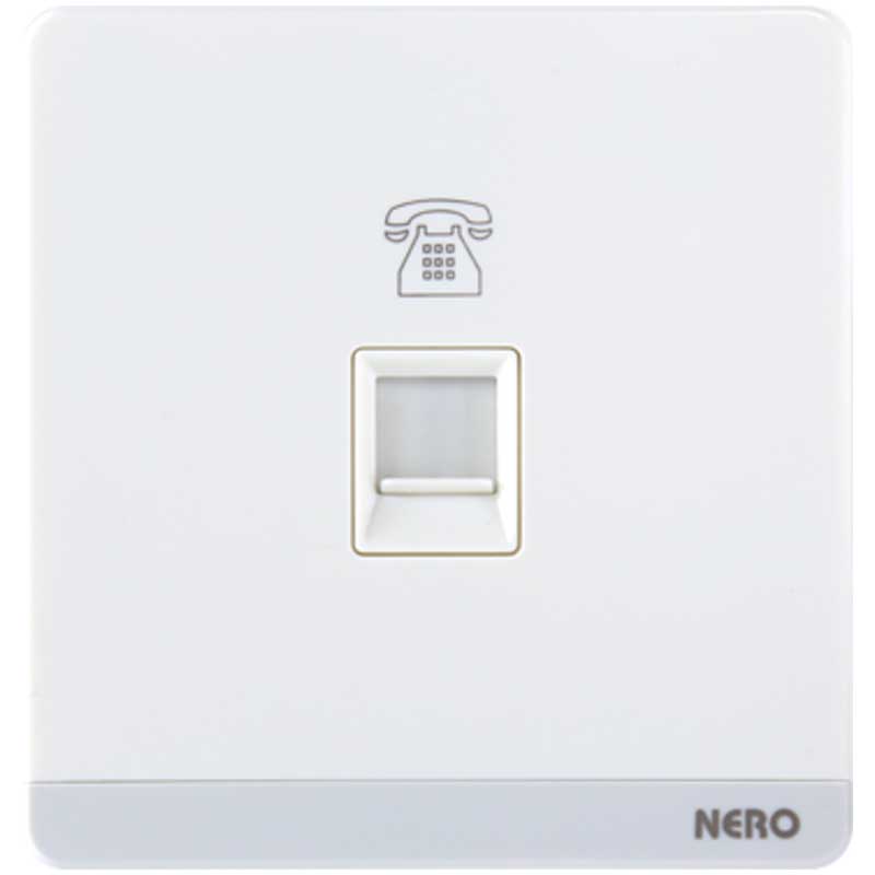 DECORA Q7PH-White Saklar Telephone NERO