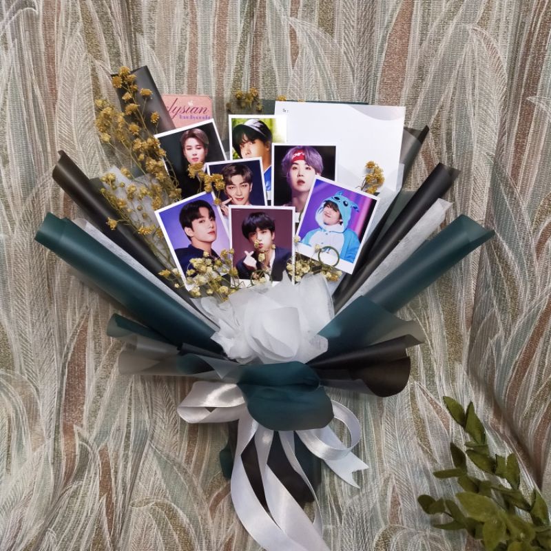 BTS BOUQUET/BUKET BTS/BUKET FOTO/POLAROID BOUQUET/BUKET POLAROID/BTS BUKET