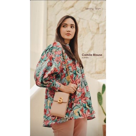 camila blouse benang jarum limited edition