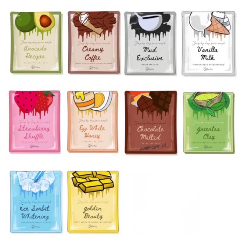 20gr BPOM Masker By lea Wash Off Mask
