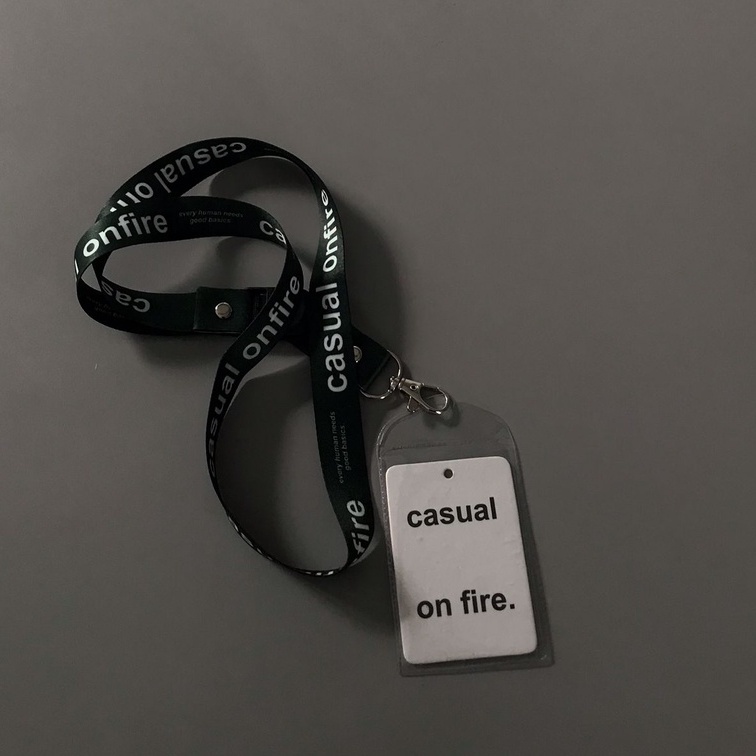 

CASUAL ONFIRE - Lanyard ID Card Premium Anti Gatel