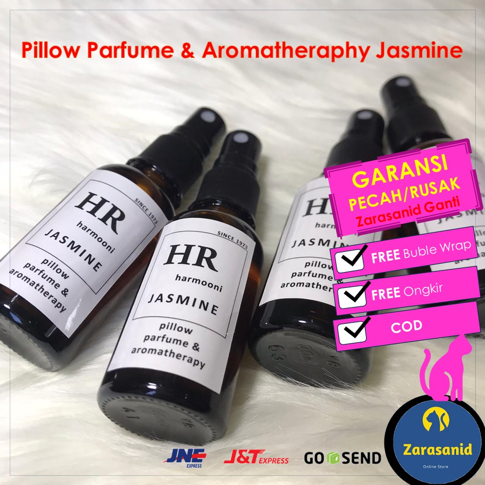 Aromatherapy Parfum Bantal Sprei Mengandung Essensial Oil JASMINE Praktis Tinggal Semprot isi 30 ml