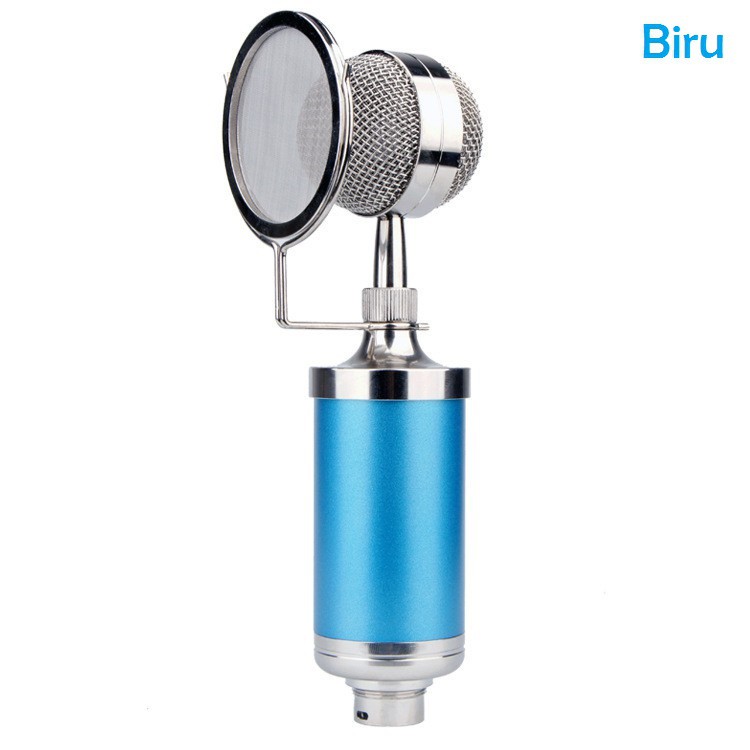 MICROPHONE BM-8000 KONDENSER SHOCK PROOF MOUNT KARAOKE LIVE MUSIC MUSIK TERBAIK PROFESSIONAL