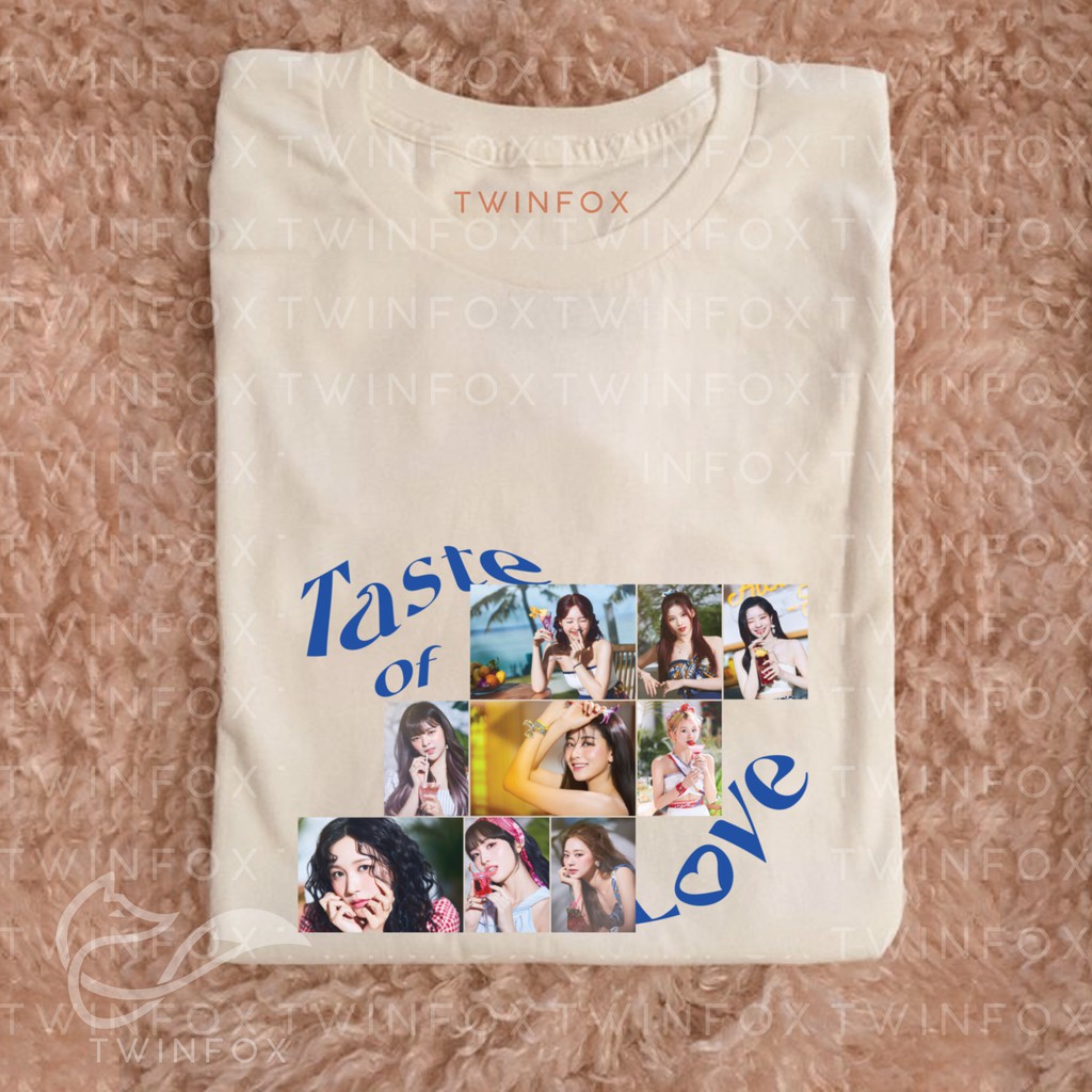 Kaos Kpop Unisex Twice Taste Of Love Beach Ver