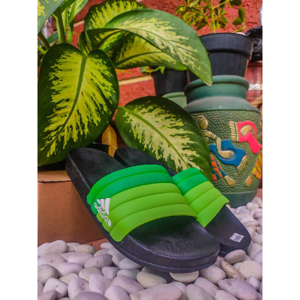 Sandal Adidas Slide Pria Murah Sendal Slop Cowok Bahan Karet