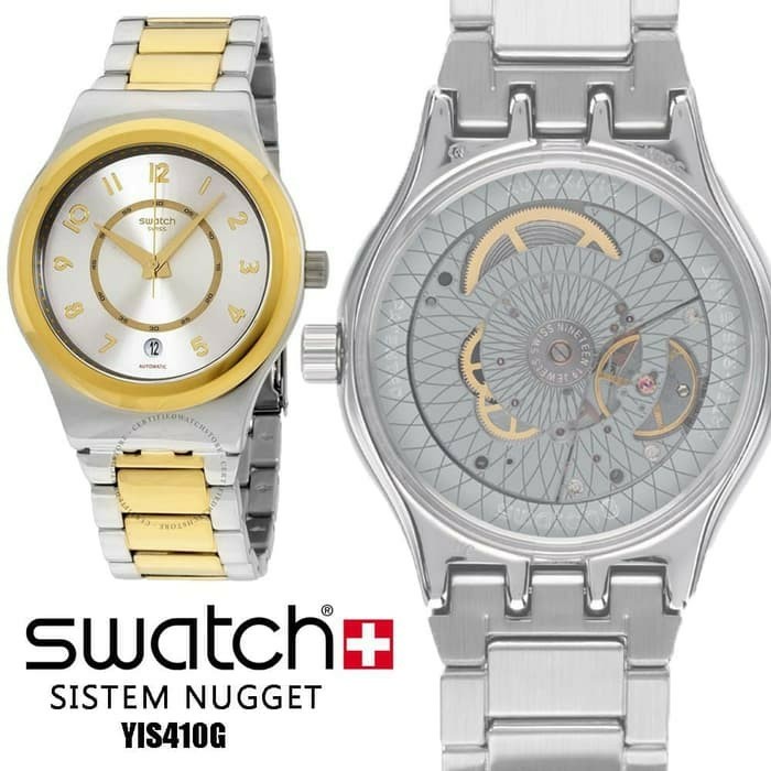 jam tangan / Watch_Id SWATCH AUTOMATIC ORIGINAL YIS410G SISTEM NUGGETÂ