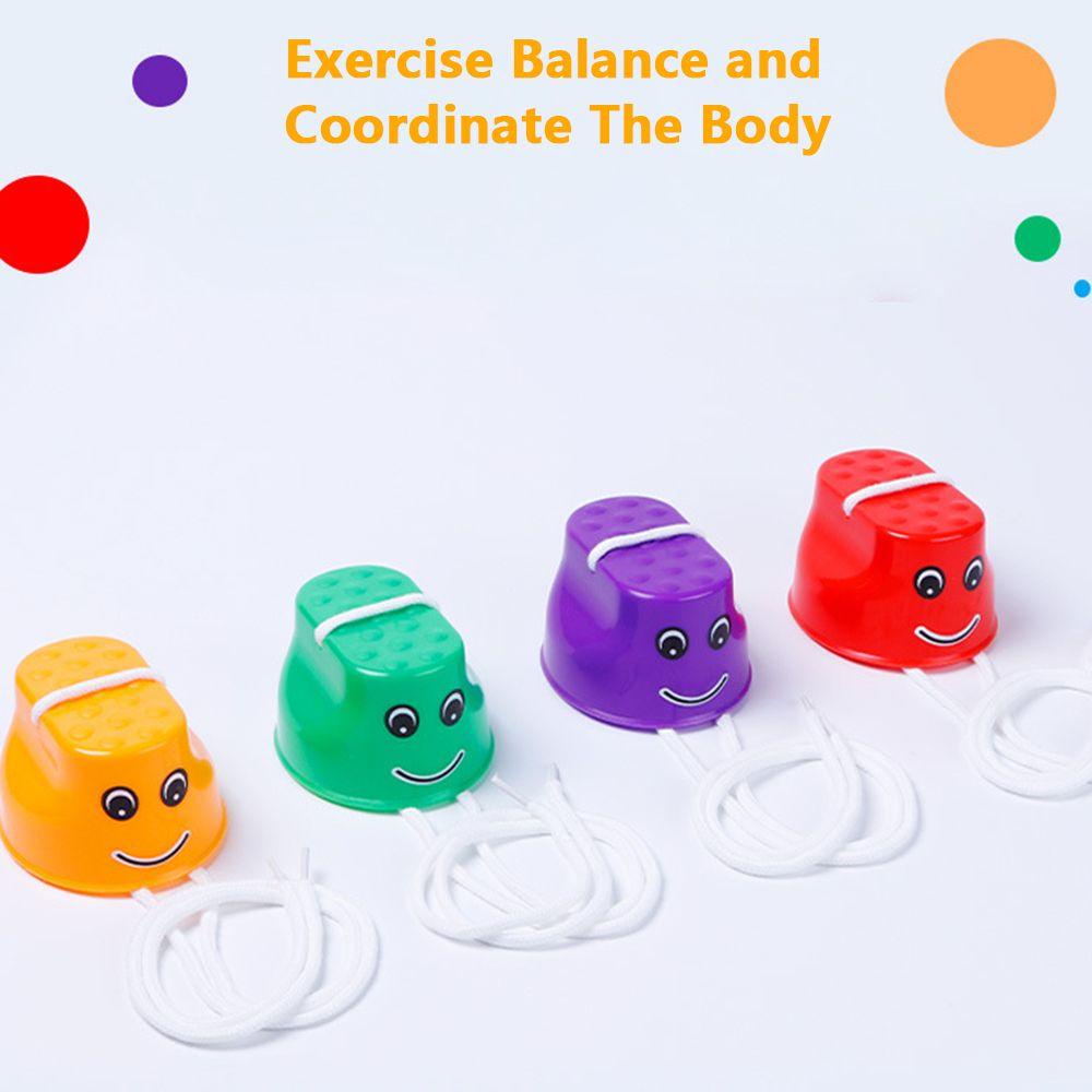 WONDER 1pasang Smile Jumping Sutil Baru Outdoor Menyenangkan Untuk Anak-Anak Kids Balance Peralatan Latihan