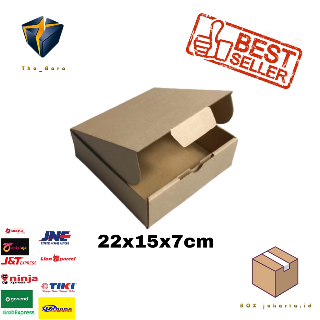 

Kardus karton uk. 22x15x7 cmdie cut box kotak untuk Souvenir -dll