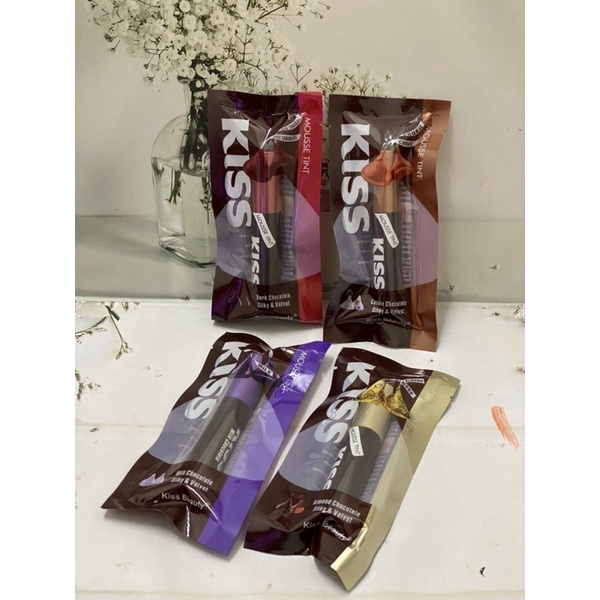 [1 PACK] KISS BEAUTY LIPGLOSS DARK COOKIE CHOCOLATE