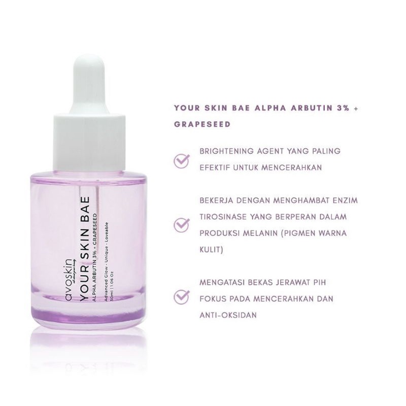 Avoskin Your skin Bae Alpha arbutin
