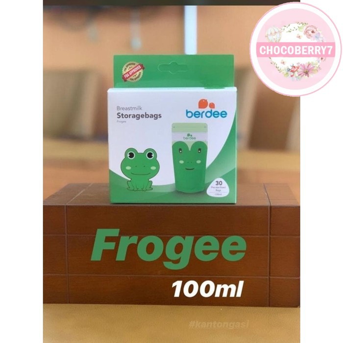 Berdee Breast Milk Storage Bags 100ml Kantung Kantong ASI 100 ml isi 30 Bags