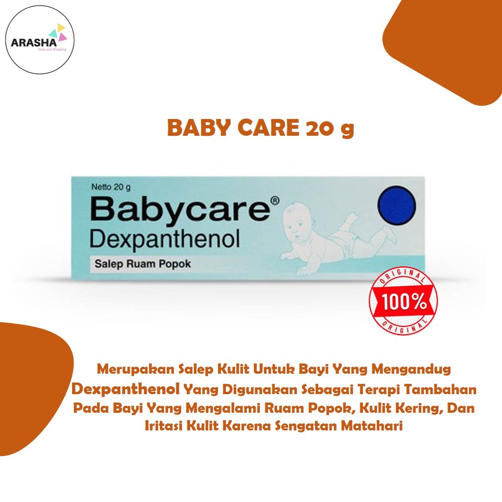 BABYCARE SALEP RUAM POPOK 20 GR Salep Kulit Bayi, Ruam Popok, Kulir Kering, Iritasi Kulit